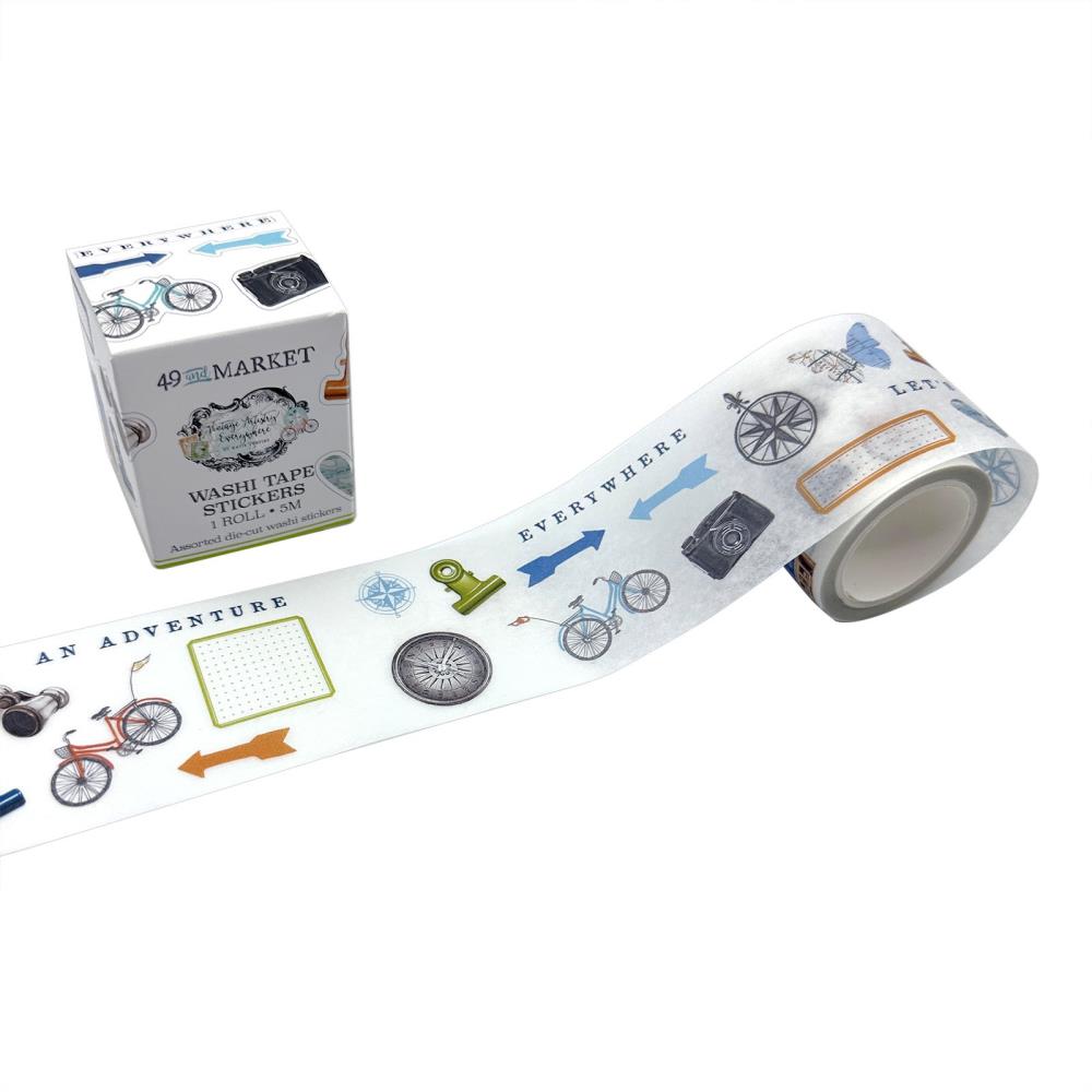 49 And Market - Vintage Artistry Everywhere - Washi Sticker Roll