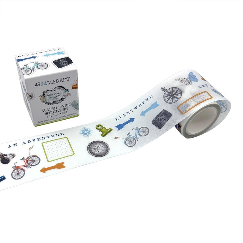 49 And Market - Vintage Artistry Everywhere - Washi Sticker Roll