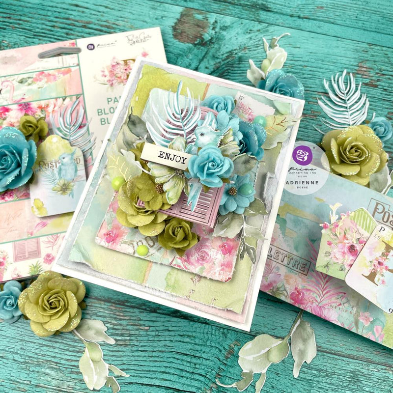 Prima - Postcards From Paradise Collection - 6 x 6 Paper Pad