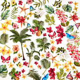 49 And Market - Vintage Aristry Sunburst - Laser Cut Outs - Tropical Foliage