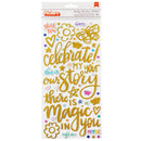 Shimelle - Main Character Energy - Thickers Stickers - Phrase Gold Glitter