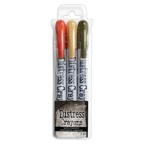 Tim Holtz - Distress Pearlescent Crayon - Halloween Set #5