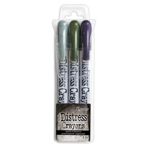 Tim Holtz - Distress Pearlescent Crayon - Halloween Set #6