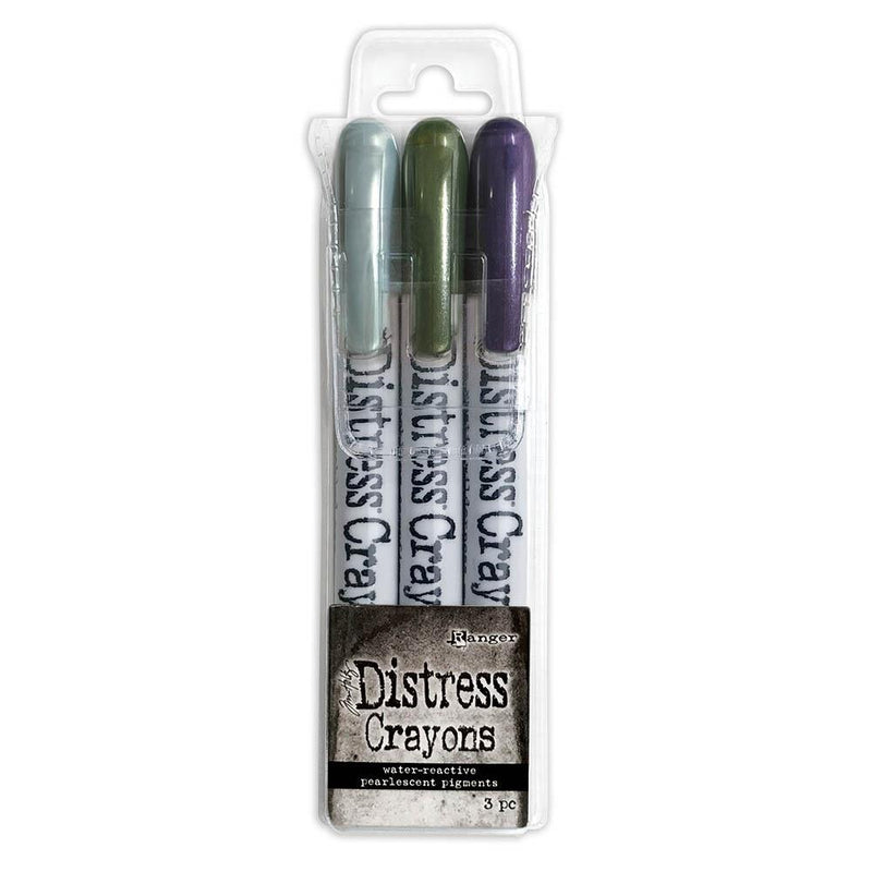 Tim Holtz - Distress Pearlescent Crayon - Halloween Set