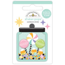 Doodlebug - Sweet & Spooky - Shaker-Pops 3D Stickers - Sweet Treats