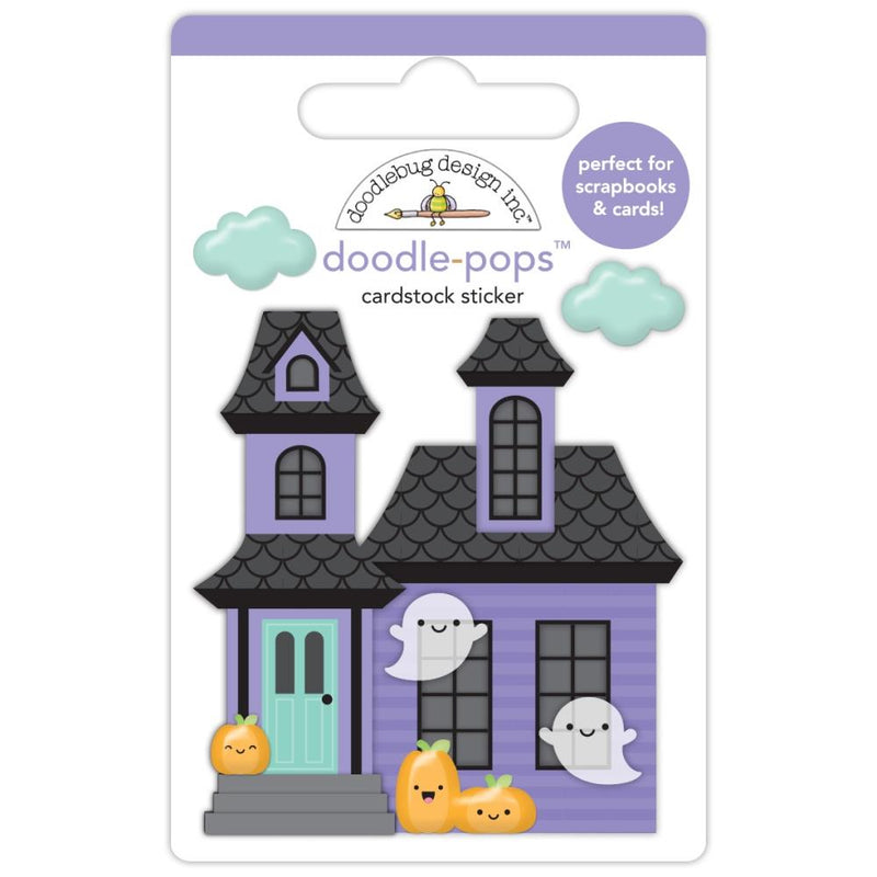 Doodlebug - Sweet & Spooky - Doodle-Pops 3D Stickers - Haunted Manor