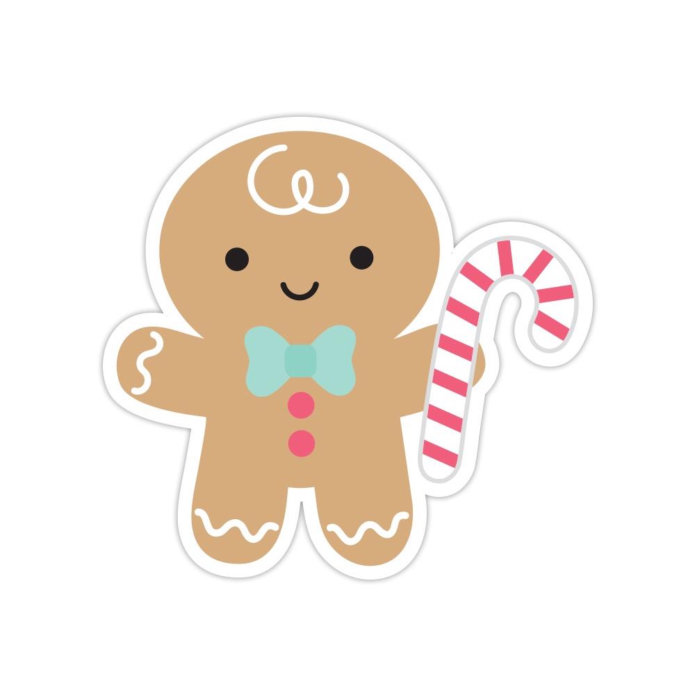 Doodlebug - Gingerbread Kisses - Sticker Doodles - Gingie