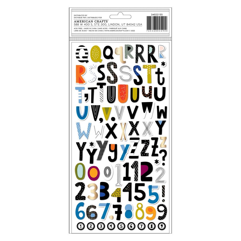 Vicki Boutin - Discover + Create - Thickers Stickers - Alpha