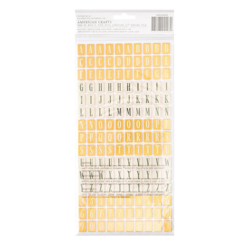 Crate Paper - Moonlight Magic - Thickers Stickers - Inspired - Alpha - Gold Foil