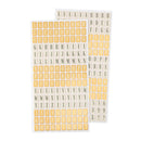 Crate Paper - Moonlight Magic - Thickers Stickers - Inspired - Alpha - Gold Foil