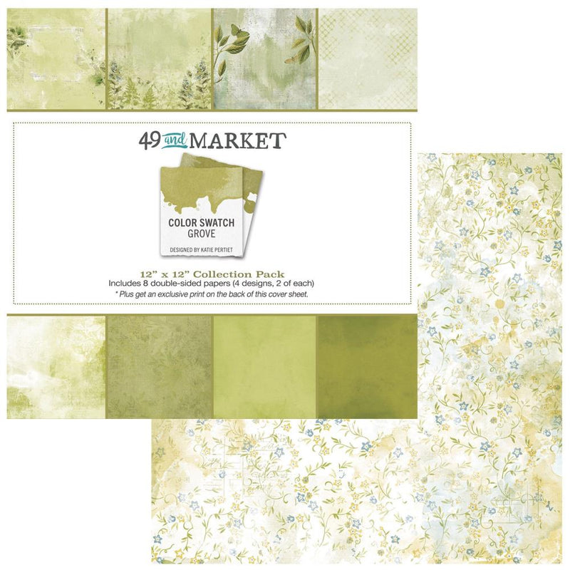49 And Market - Color Swatch: Grove - Collection Pack 12"X12"