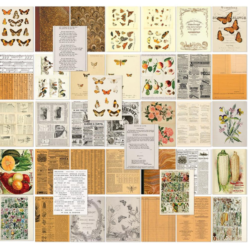 49 And Market - Color Swatch: Peach - Collage Sheets 6"x8"