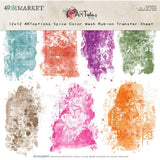 49 And Market - ARToptions Spice - Rub-Ons 12"X12" 1/Pkg - Color Wash