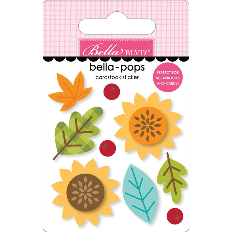 Bella Blvd - One Fall Day - Bella-Pops 3D Stickers - Fall Is Here
