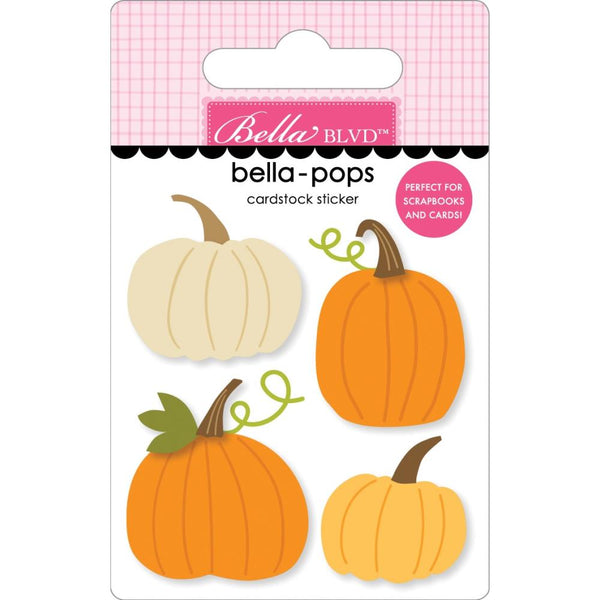 Bella Blvd - One Fall Day - Bella-Pops 3D Stickers - Pumpkin Patch