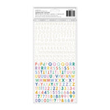 Bea Valint - Poppy & Pear - Hello Little Girl - Thickers Stickers - Alpha