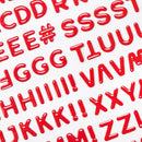 American Crafts - Cutie Pie - Thickers Stickers - Glossy Puffy Alphabet