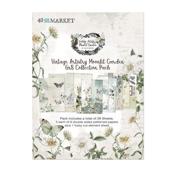 49 And Market - Vintage Artistry Moonlit Garden - Collection Pack 6"x8"