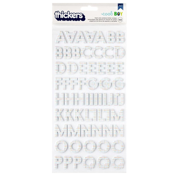 Pebbles - Cool Boy - Thickers Stickers - Alpha