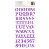 American Crafts - Dreamer - Thickers Stickers - Alpha - Glitter