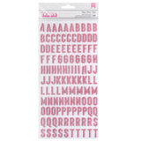 American Crafts - Life Of The Party - Thickers Stickers - Pink Glitter Alpha