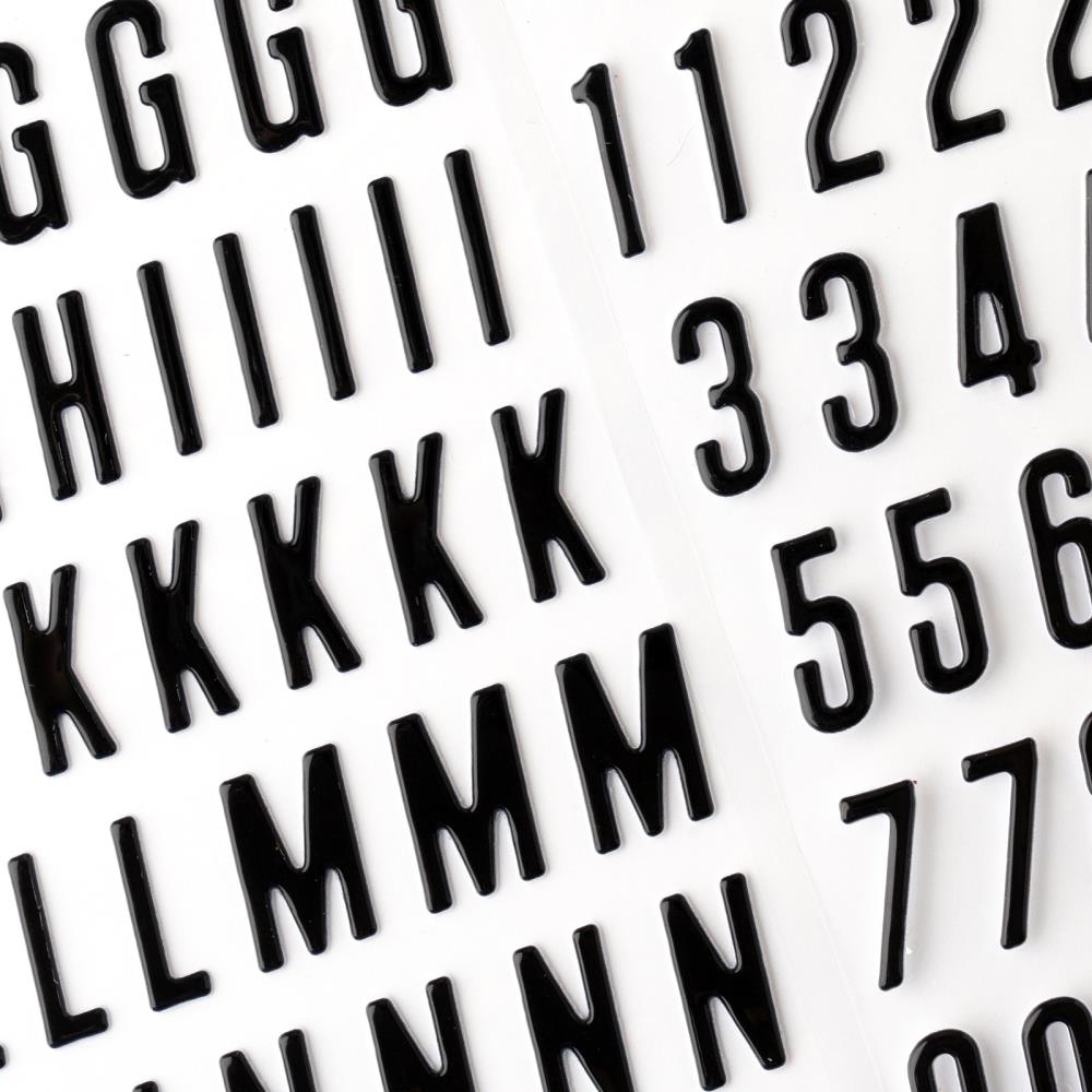 American Crafts - Coast-to-Coast - Thickers Stickers - Alpha