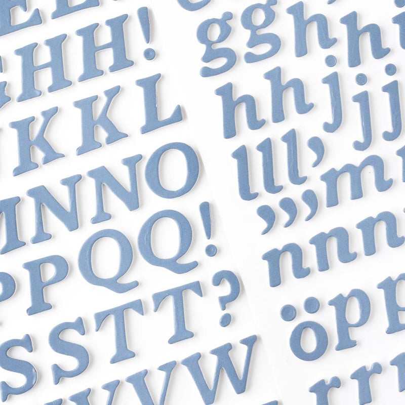 American Crafts - Hello Little Boy - Thickers Stickers - Alpha