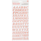 American Crafts - Hello Little Girl - Thickers Stickers - Alpha