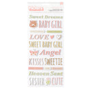 American Crafts - Hello Little Girl - Thickers Stickers - Phrase