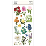 Simple Stories - Simple Vintage Essentials Color Palette - Foam Stickers - Butterfly & Floral