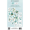 49 And Market - Color Swatch: Teal - Rub-On Transfer Set