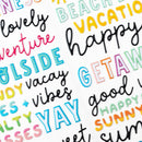 Pebbles - Fun In The Sun - Thickers Stickers - Puffy Phrase