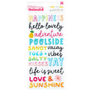 Pebbles - Fun In The Sun - Thickers Stickers - Puffy Phrase