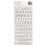 Pink Paislee - Joyful Notes - Thickers Stickers - Gold Foil Alpha
