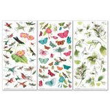 49 And Market - Kaleidoscope - Rub-On Transfer Set - Botanical