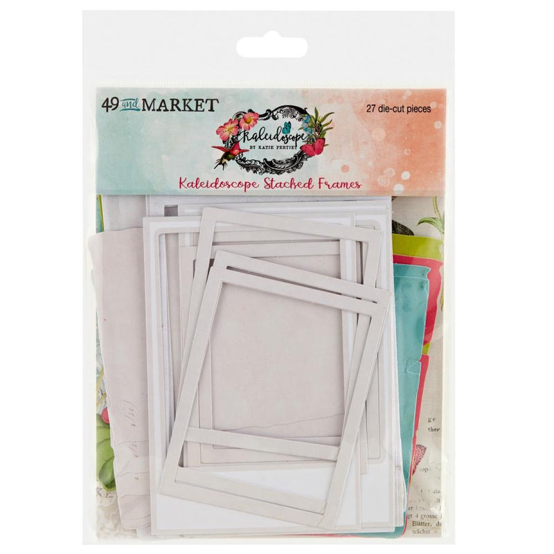 49 And Market - Kaleidoscope - Chipboard Set - Stacked Frames