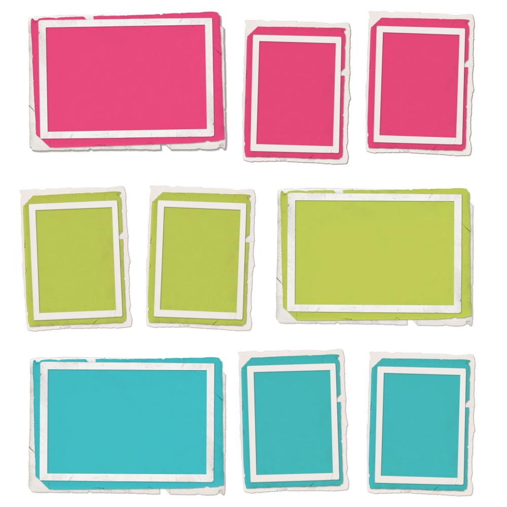 49 And Market - Kaleidoscope - Chipboard Set - Frames