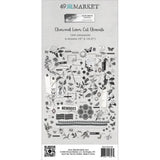 49 And Market - Color Swatch: Charcoal - Laser Cut Outs Elements