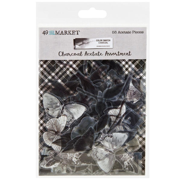 49 And Market - Color Swatch: Charcoal - Acetate Assortment