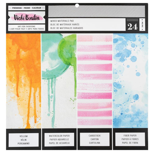Vicki Boutin - Mixed Media Paper Pad 12"X12"