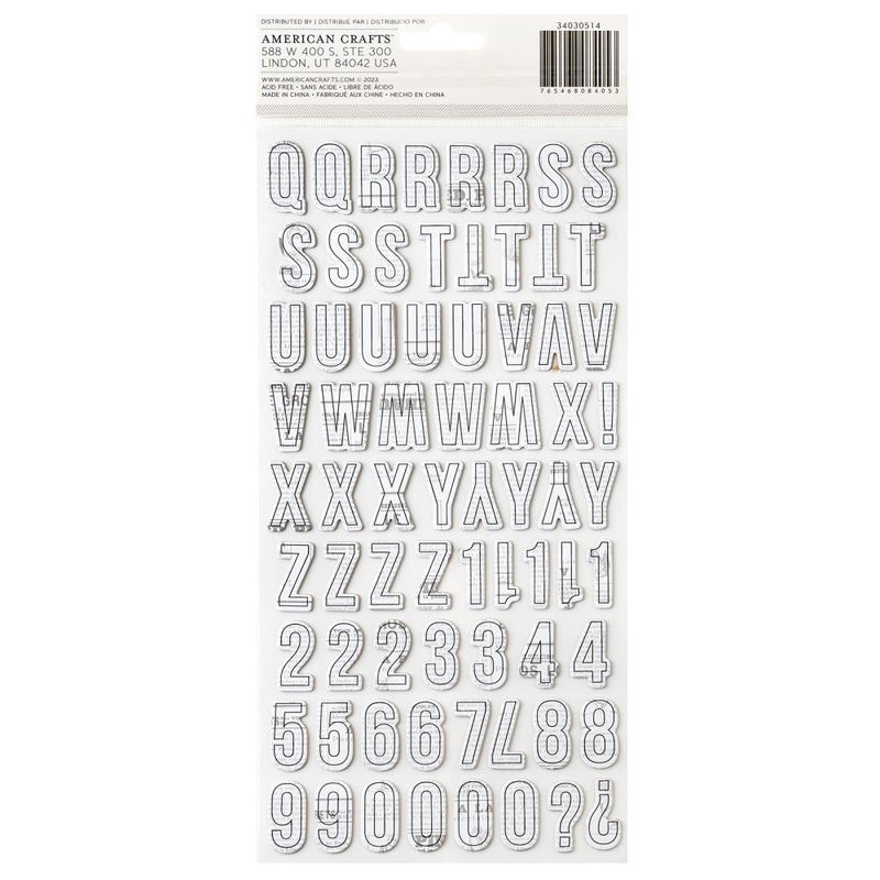 Vicki Boutin - Mixed Media - Thickers Stickers - Alpha