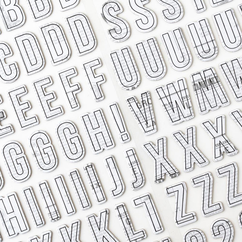 Vicki Boutin - Mixed Media - Thickers Stickers - Alpha