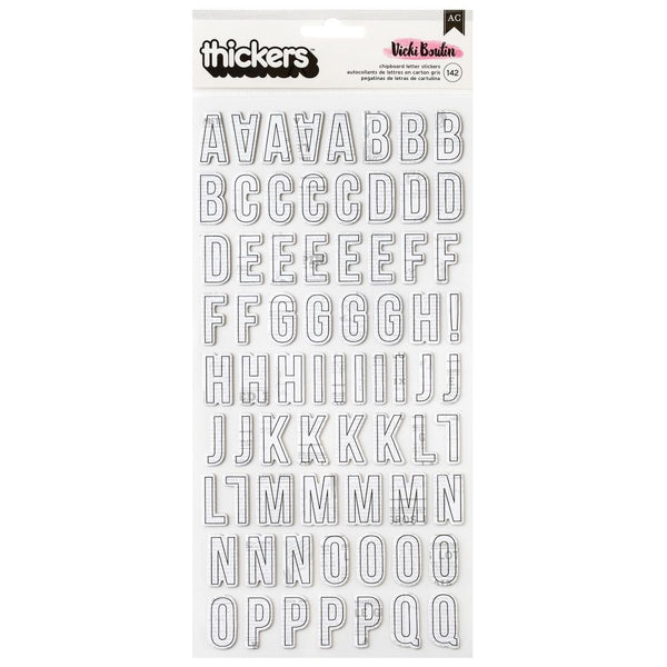 Vicki Boutin - Mixed Media - Thickers Stickers - Alpha