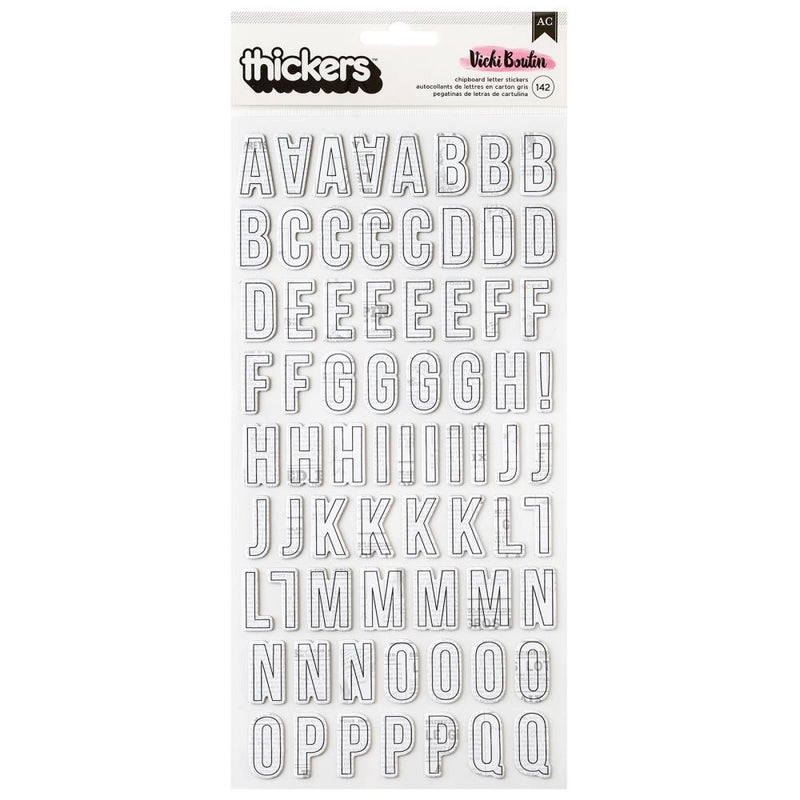 Vicki Boutin - Mixed Media - Thickers Stickers - Alpha