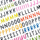 American Crafts - Whatevs Thickers Stickers - Alpha - Glossy