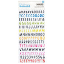 American Crafts - Whatevs Thickers Stickers - Alpha - Glossy