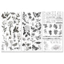 49 And Market - Color Swatch: Charcoal - Rub-On Transfer Set