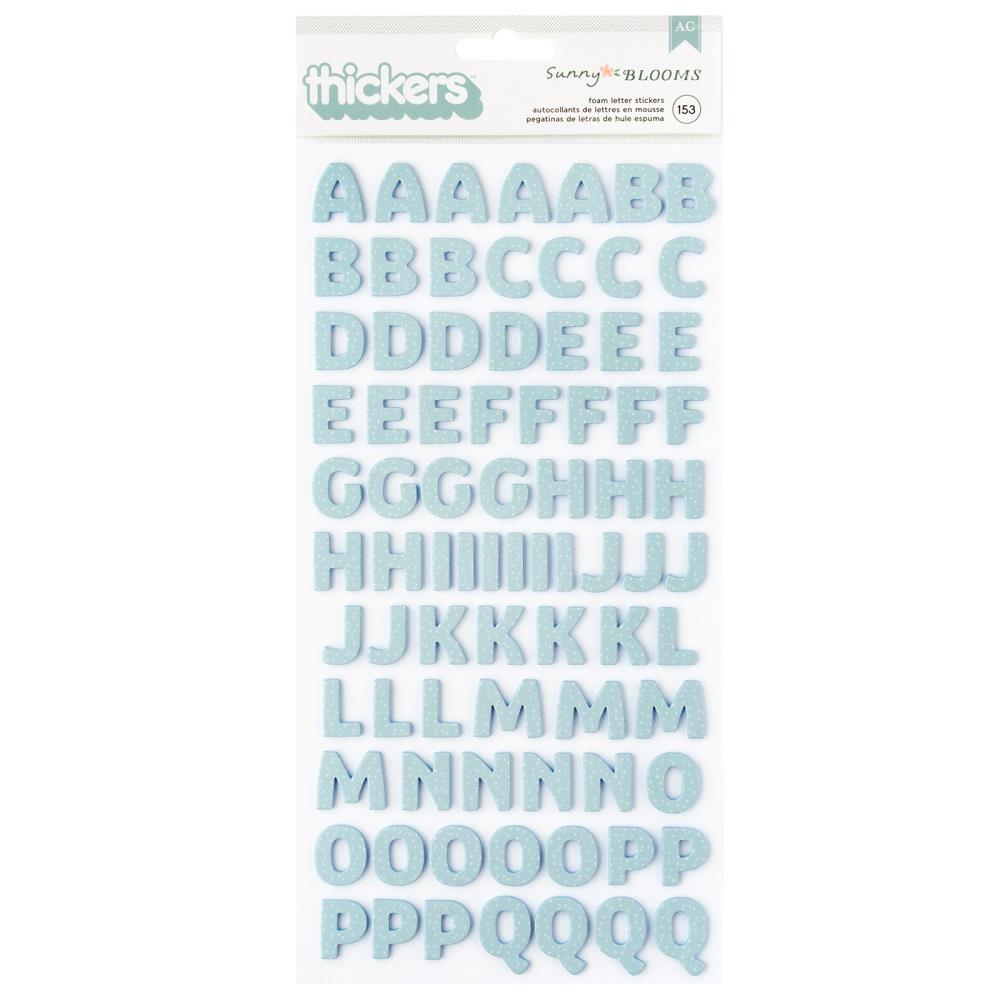 Pebbles - Sunny Bloom - Thickers Stickers - Alpha