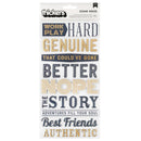 American Crafts - Crafts Cedar House - Thickers Stickers - Gold Foil Phrase