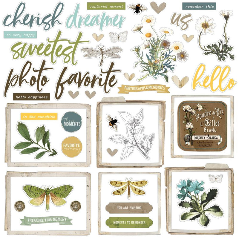 49 And Market - Krafty Garden - Collection Bundle With Custom Chipboard